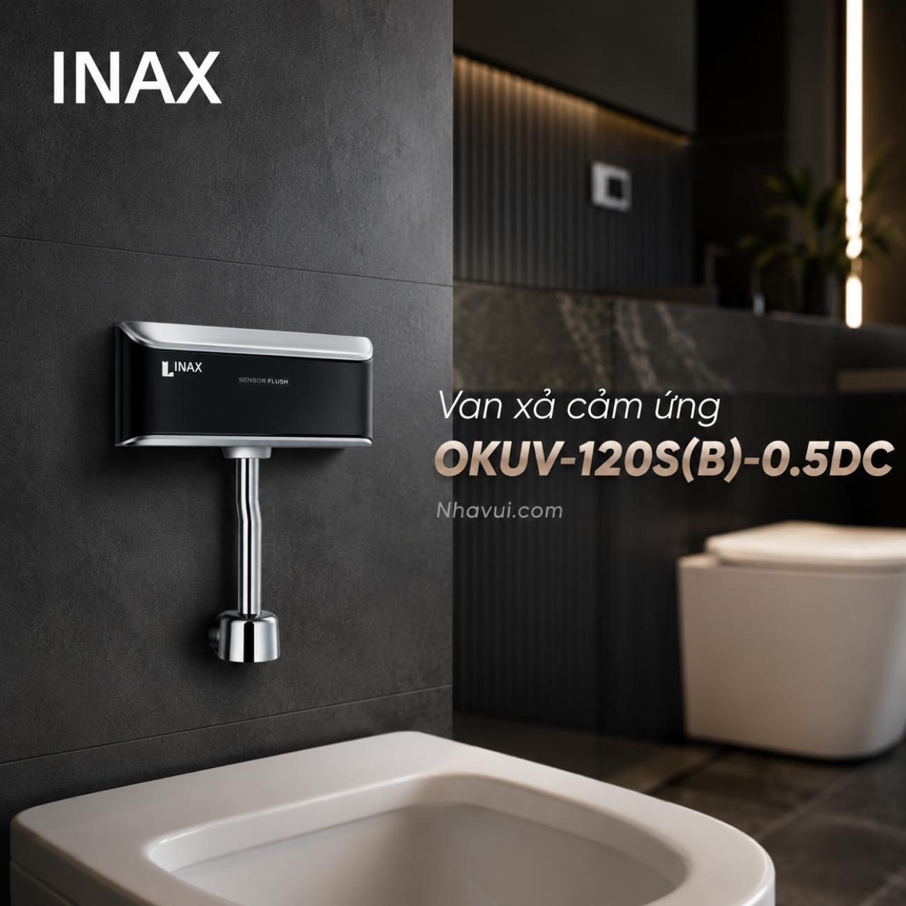 Van xả cảm ứng INAX OKUV-120S(B)-0.5AC / OKUV-120S(B)-0.5DC